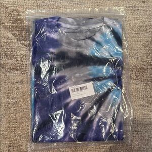 Travis Scott Blue and Purple Tie-Dye T-Shirt
